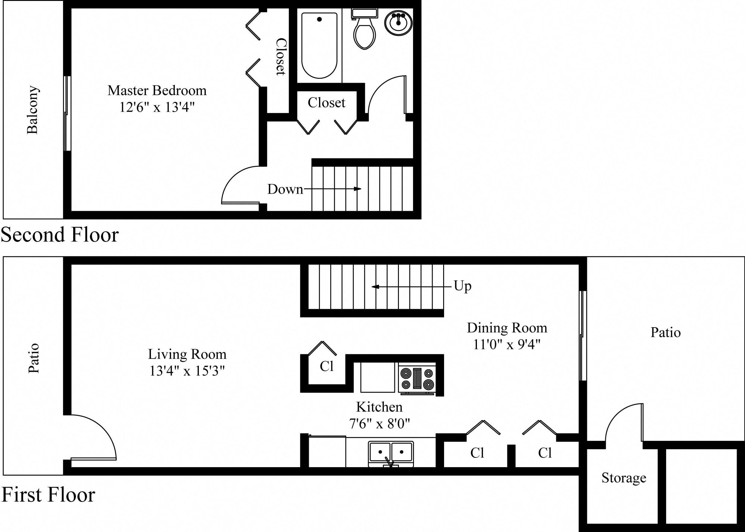 Mechanicsburg 1 Bedroom Apartment 1 Bed Apartment in Mechanicsburg, PA | Wesley Park Townhouses | Property Management, Inc.